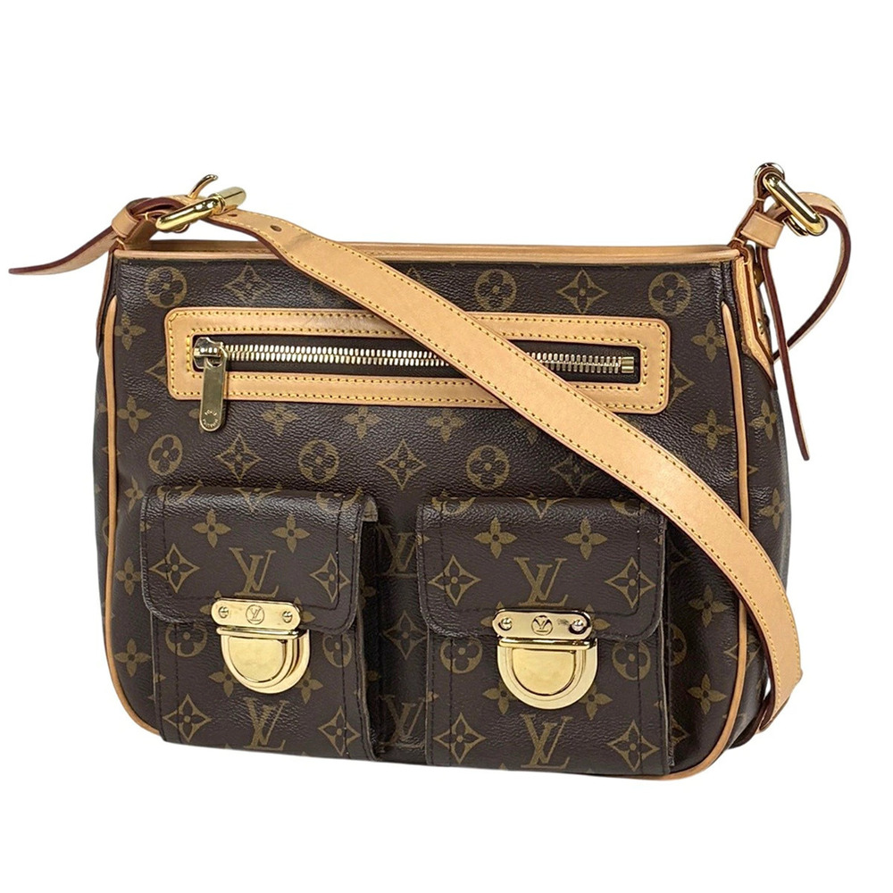 Louis Vuitton Hudson Crossbody Bag Monogram Brown